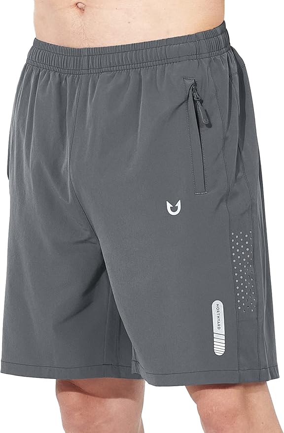 NORTHYARD Men's Athletic Running Shorts Quick Dry Workout Shorts 7"/ 5"/ 9" Lightweight Sports Gym Basketball Tennis Hiking