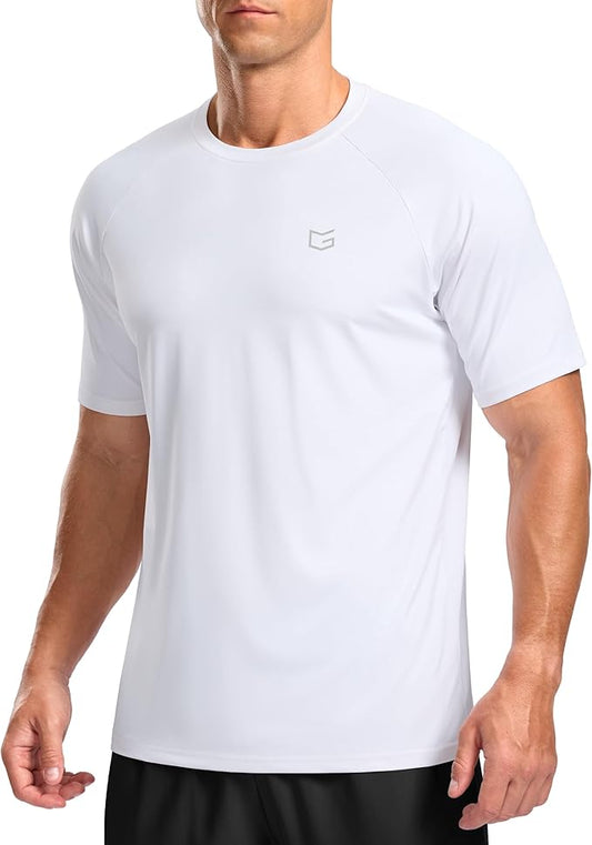 G Gradual Men's Workout Athletic T-Shirts Moisture Wicking Cooling Running Shirts Short Sleeve Performance Tee for Gym Tennis