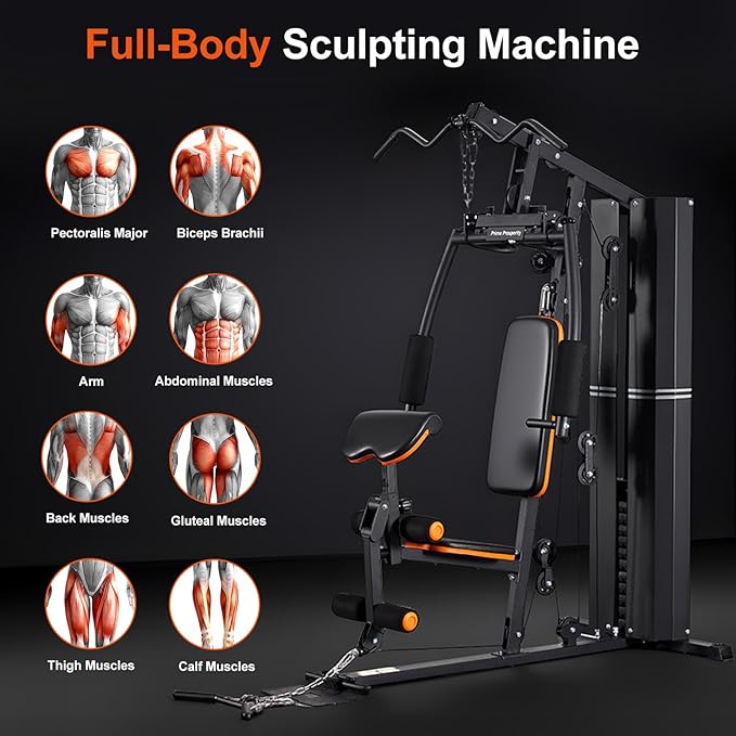 Home Gym Multifunctional Full Body Workout Equipment for Home Exercise Fitness