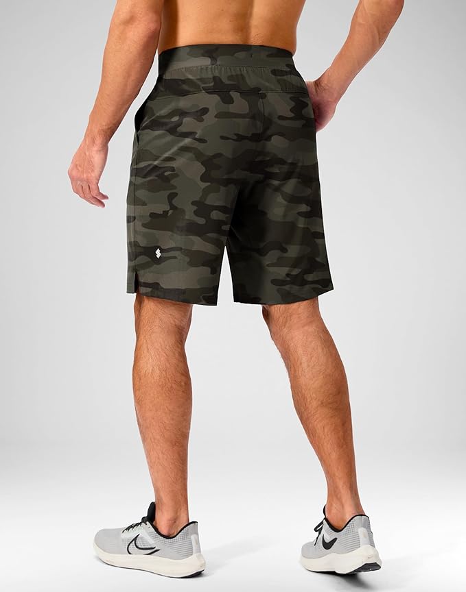 Men's Running Shorts with Zipper Pockets 9 Inch/ 7 Inch / 5 Inch Lightweight Quick Dry Gym Workout Athletic Shorts for Men