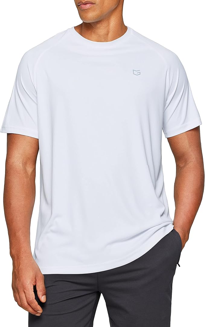 G Gradual Men's Workout Quick Dry T-Shirts Short Sleeve Lightweight Cooling Gym Shirts Tee for Running, Beach, Hiking