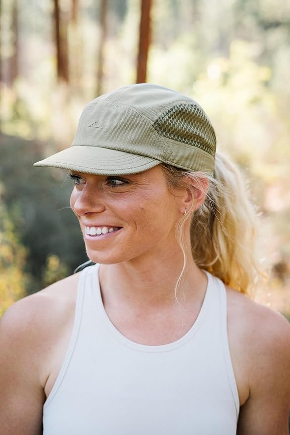 Tillak Element Hat, Ultralight Stretch Polyester and Mesh Cap with Soft Foam Bill and Snap Closure