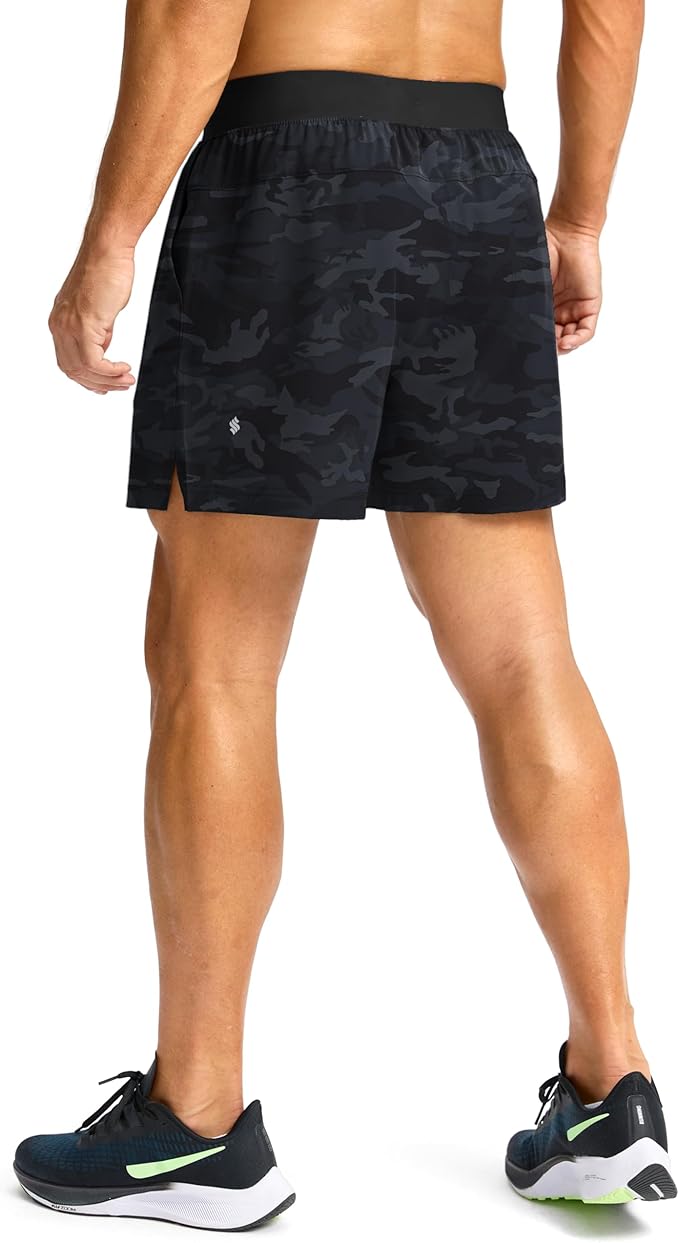 Men's Running Shorts with Zipper Pockets 9 Inch/ 7 Inch / 5 Inch Lightweight Quick Dry Gym Workout Athletic Shorts for Men