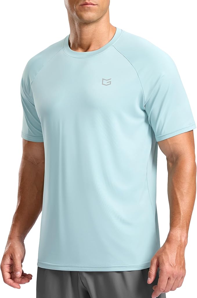 G Gradual Men's Workout Athletic T-Shirts Moisture Wicking Cooling Running Shirts Short Sleeve Performance Tee for Gym Tennis