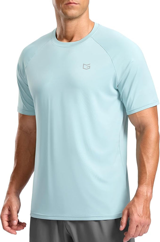 G Gradual Men's Workout Athletic T-Shirts Moisture Wicking Cooling Running Shirts Short Sleeve Performance Tee for Gym Tennis