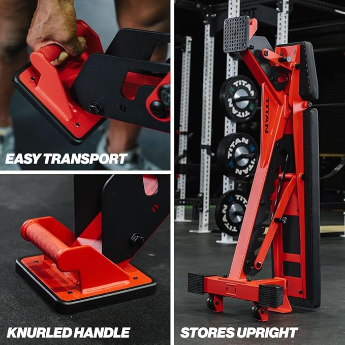 Titan Fitness TITAN Series Adjustable Bench, Supports 600 LB Incline, 1,000 LB Flat, Versatile Single Post Utility Workout Bench for Home Gym, Weightlifting, Strength Training