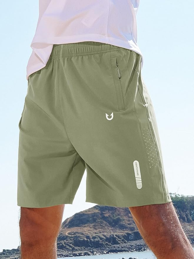 NORTHYARD Men's Athletic Running Shorts Quick Dry Workout Shorts 7"/ 5"/ 9" Lightweight Sports Gym Basketball Tennis Hiking