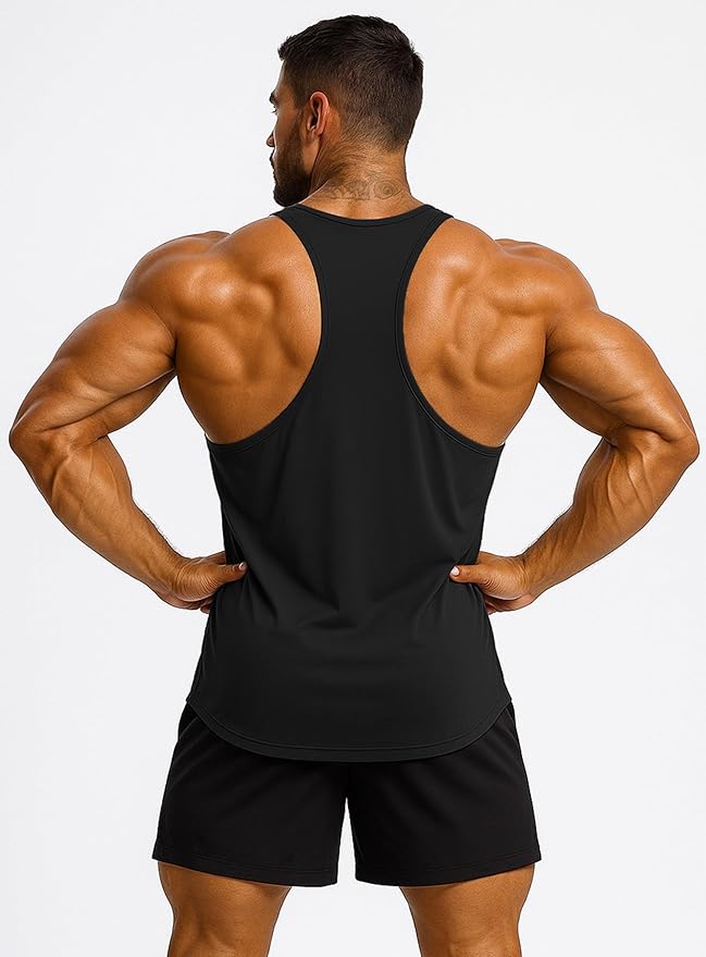 Men's Bodybuilding Stringer Tank Top Sleeveless Gym Shirts