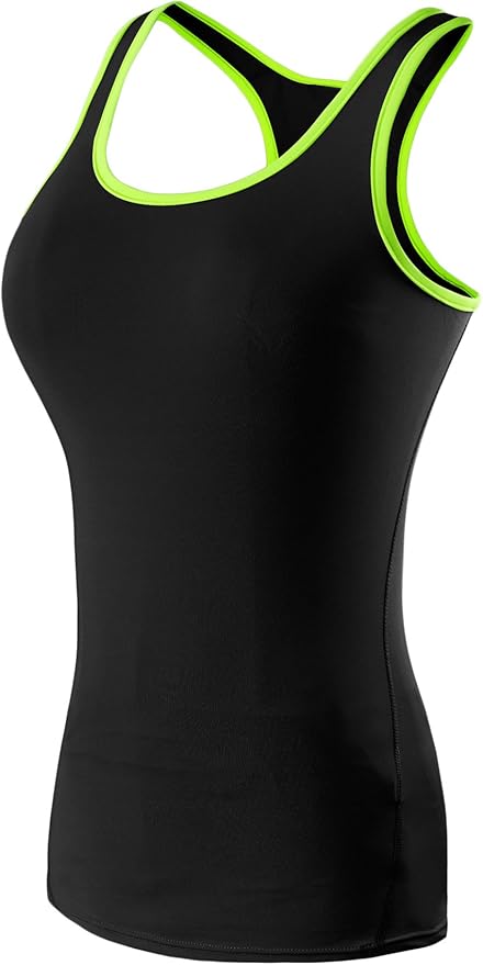 NELEUS Women's 3 Pack Compression Base Layer Dry Fit Tank Top