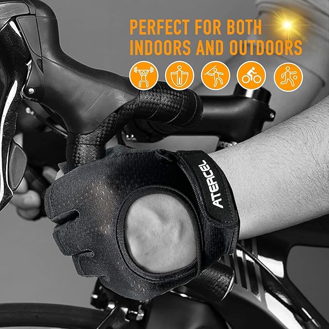 ATERCEL Weight Lifting Gloves Full Palm Protection, Workout Gloves for Gym, Cycling, Exercise, Breathable, Super Lightweight for Mens and Women