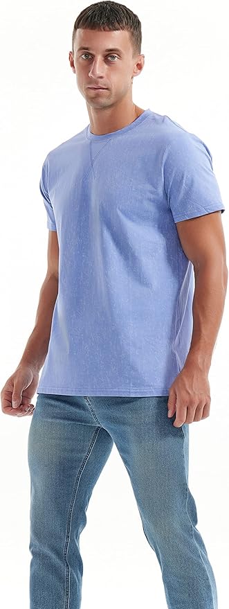 KLIEGOU Men's T-Shirts - Premium Cotton Crew Neck Tees S - 4XL
