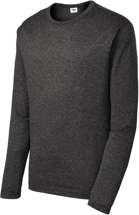 Men's Long Sleeve Moisture Wicking Athletic Shirts, Dry Fit Long Sleeve UV Protection Shirts Men for Workout, Running, Hiking