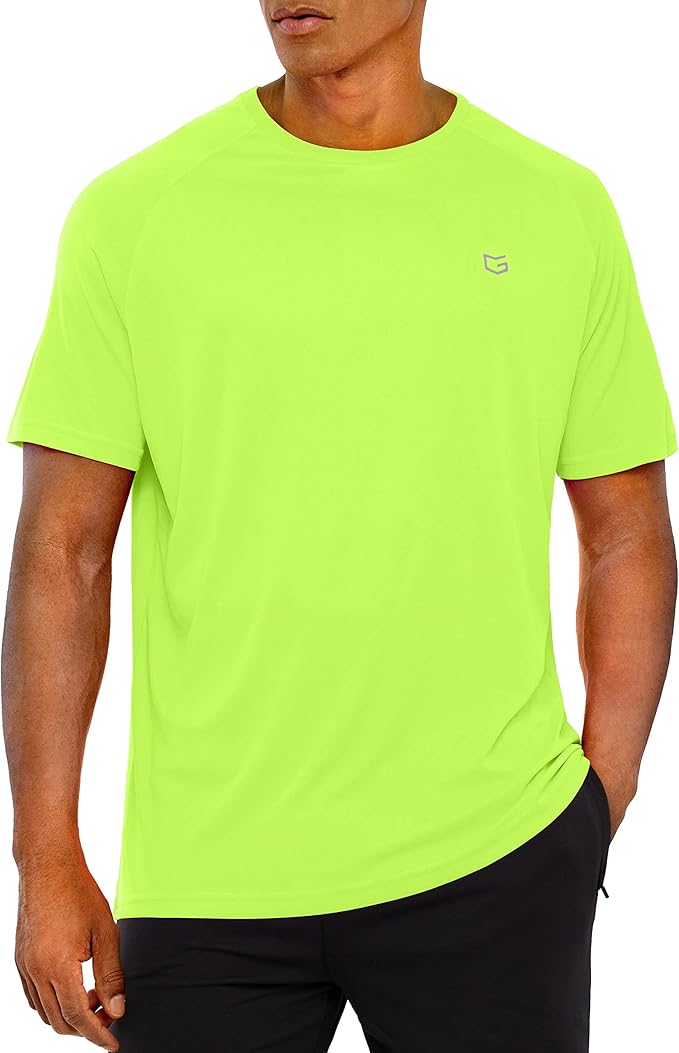 G Gradual Men's Workout Quick Dry T-Shirts Short Sleeve Lightweight Cooling Gym Shirts Tee for Running, Beach, Hiking