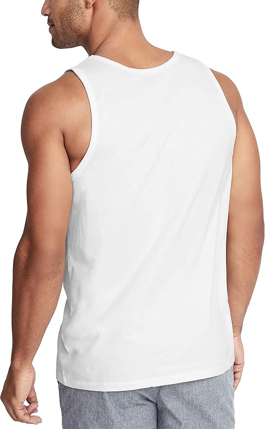 Hat and Beyond Mens Tank Top Soft Performance Boxing Gym Shirts Plain Muscle Tee