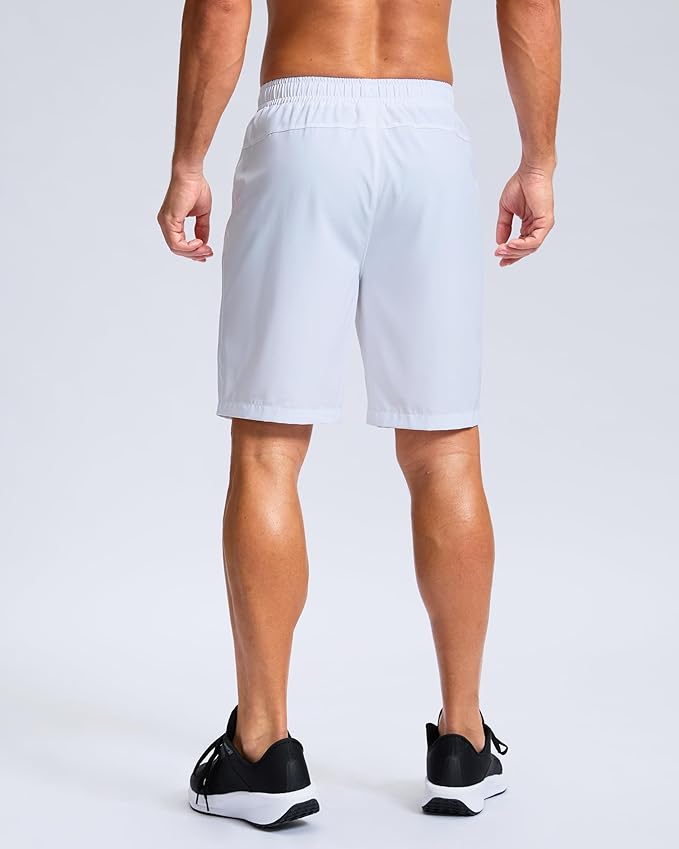 G Gradual Men's Athletic Running Shorts with Zipper Pockets Quick Dry 7"/ 5"/ 9" Workout Gym Shorts for Basketball Hiking