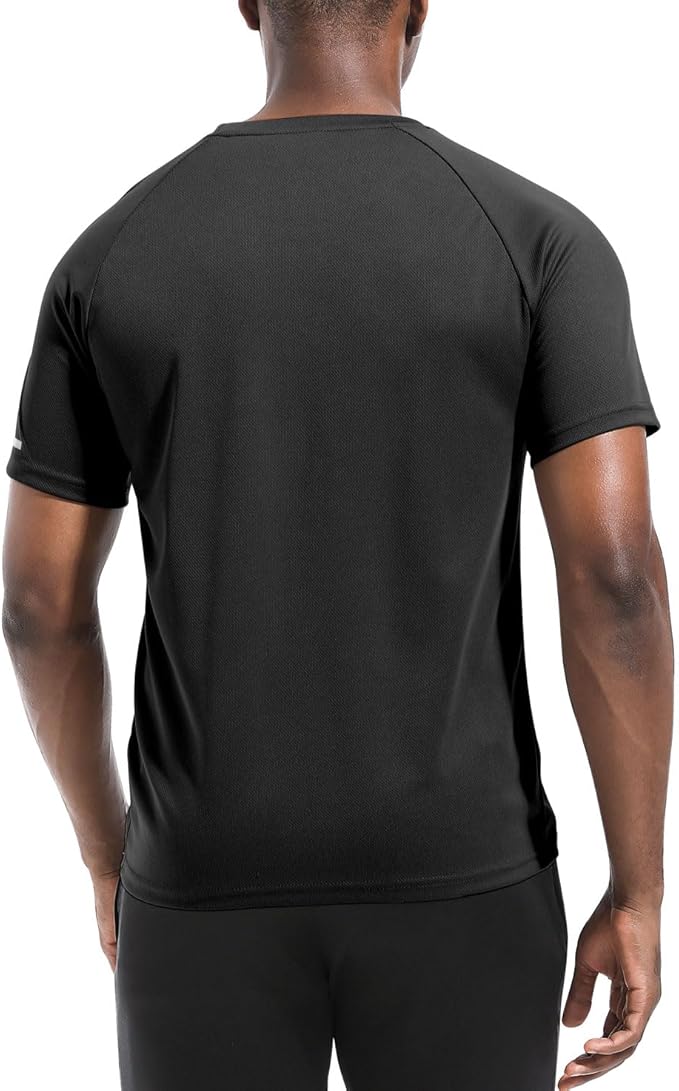Boyzn 1, 3, 5 or 7 Pack Men's Workout Running Shirts, Dry Fit Moisture Wicking T-Shirt, Gym Athletic Short Sleeve Tee Shirts
