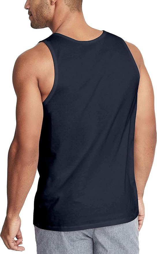 Hat and Beyond Mens Tank Top Soft Performance Boxing Gym Shirts Plain Muscle Tee