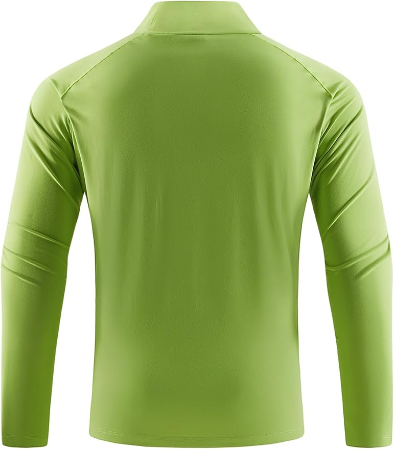 Mens Long Sleeve Turtleneck Workout Shirts Moisture Wicking Mock Neck Double Sides Brushed T-Shirts