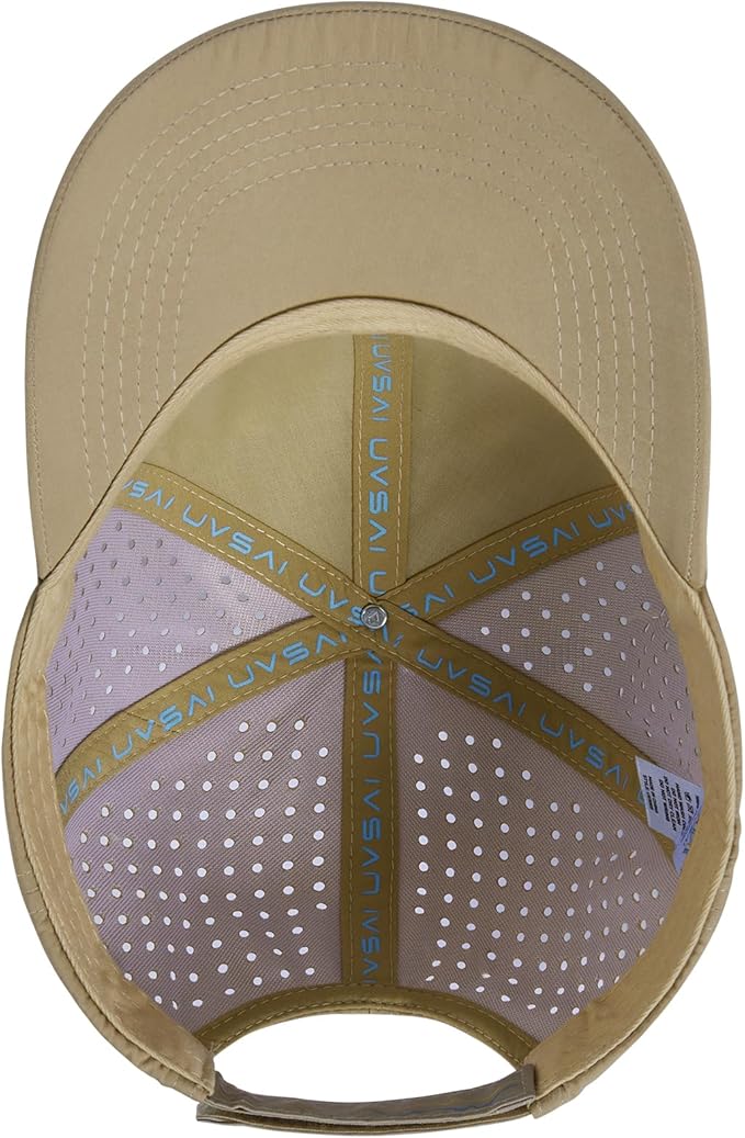 UPF 50+ Performance Water Resistant Baseball Cap Lightweight Breathable Hat Golf Running Boat Hiking for Men Women