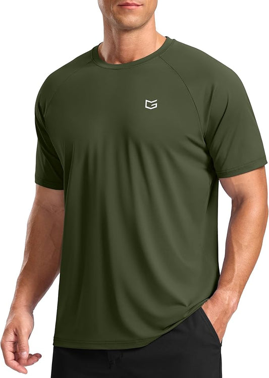 G Gradual Men's Workout Athletic T-Shirts Moisture Wicking Cooling Running Shirts Short Sleeve Performance Tee for Gym Tennis