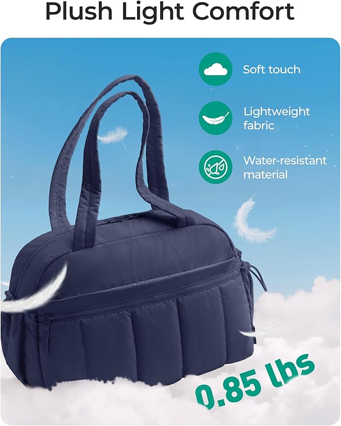 BAGSMART Gym Bag for Women, Duffle Bag for Travel with Wet Pocket, Lightweight Carry on Weekender Duffel, Water Resistant