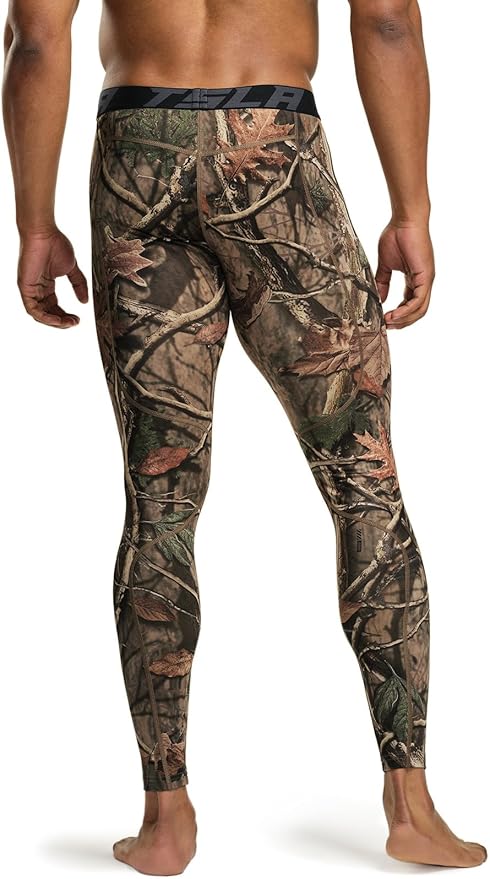 TSLA Men's Thermal Compression Pants, Athletic Sports Leggings & Running Tights, Wintergear Base Layer Bottoms