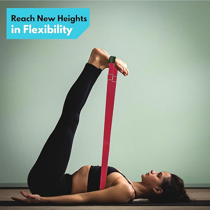 Stretching Straps for Flexibility, Balance, and Leg Stretching – Multiple Styles for Yoga, Ballet, Dance, Gymnastics & Physical Therapy