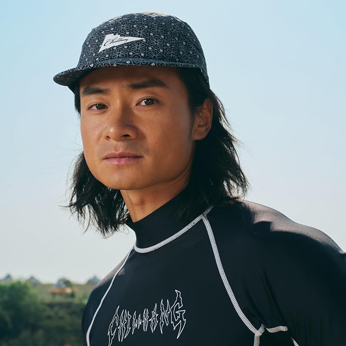 Vintage American-Style Sports Sunscreen Baseball Cap,Outdoor Camping Sunshade Waterproof and Non-Slip Surfing Hat Water Sport