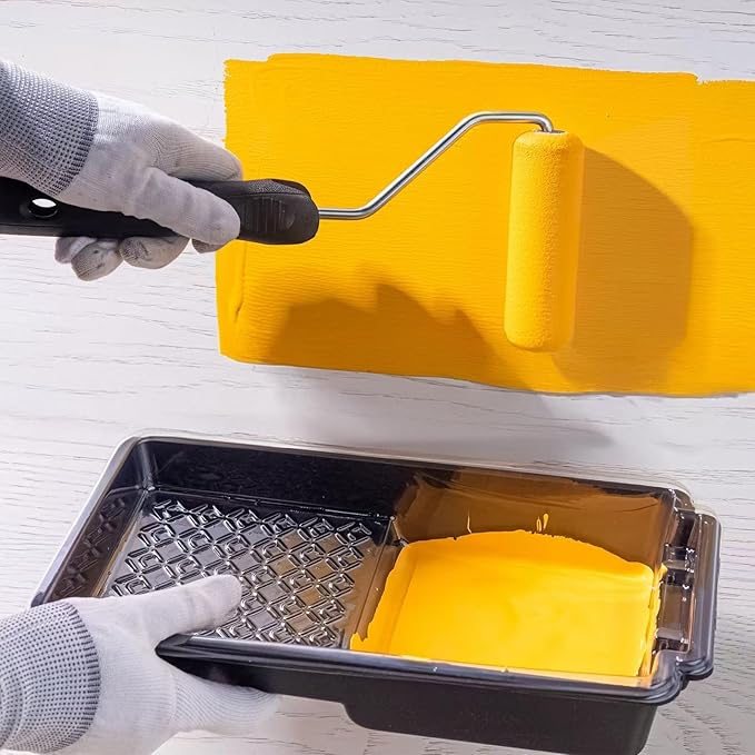 Mister Rui Foam Paint Roller, 30 Pack, 4 Inch Small Paint Roller, High Density Foam, Double Rounded Design Mini Paint Roller, for Home Painting and Decorating