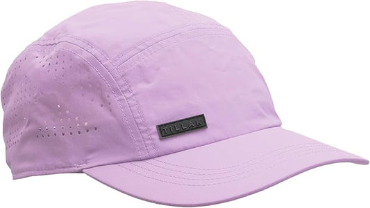 Tillak Vista Hat, Lightweight Nylon 5 Panel Cap with Snap Closure and Laser-Cut Ventilation
