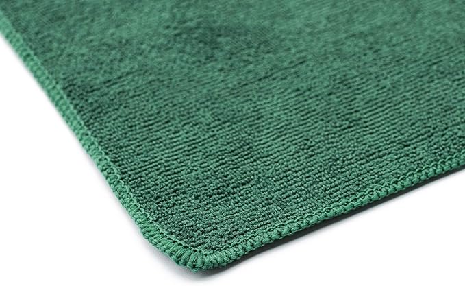 The Rag Company - Sport & Workout Towel - Gym, Exercise, Fitness, Spa, Ultra Soft, Super Absorbent, Fast Drying Premium Microfiber, 320gsm, 16in x 27in, Dark Green (3-Pack)