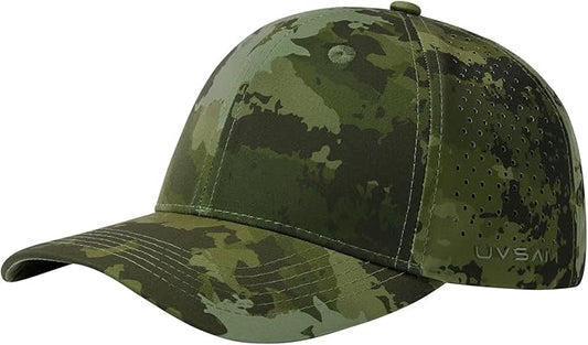 UPF 50+ Performance Water Resistant Baseball Cap Lightweight Breathable Hat Golf Running Boat Hiking for Men Women