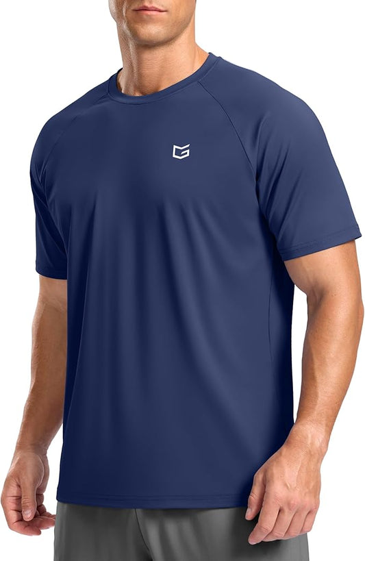 G Gradual Men's Workout Athletic T-Shirts Moisture Wicking Cooling Running Shirts Short Sleeve Performance Tee for Gym Tennis