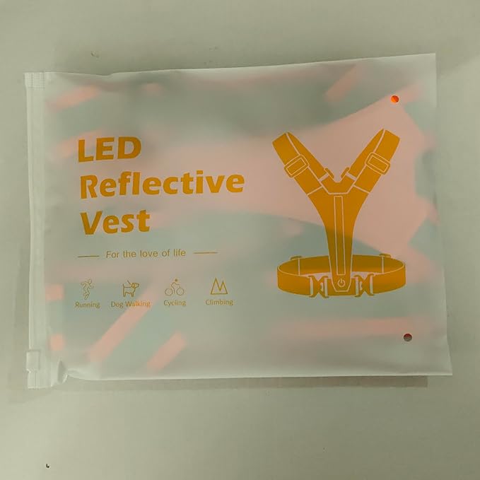 LED Reflective Running Vest Gear,Light Up Vest Runners Night Walking USB Rechargeable,Up to 11hrs Light with Adjustable Waist/Shoulder for Women Men Kids