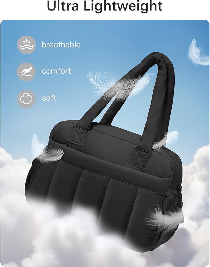 oscaurt Gym Bag for Women Lightweight Duffle Bag for Travel with Toiletry Pouch Water Resistant Carry On Weekender Overnight Duffel