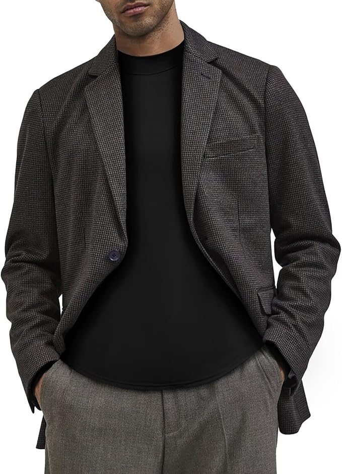 Men's Fashion Shirts Long Sleeve Mock Turtleneck T-Shirts Casual Thermal Undershirt Tops