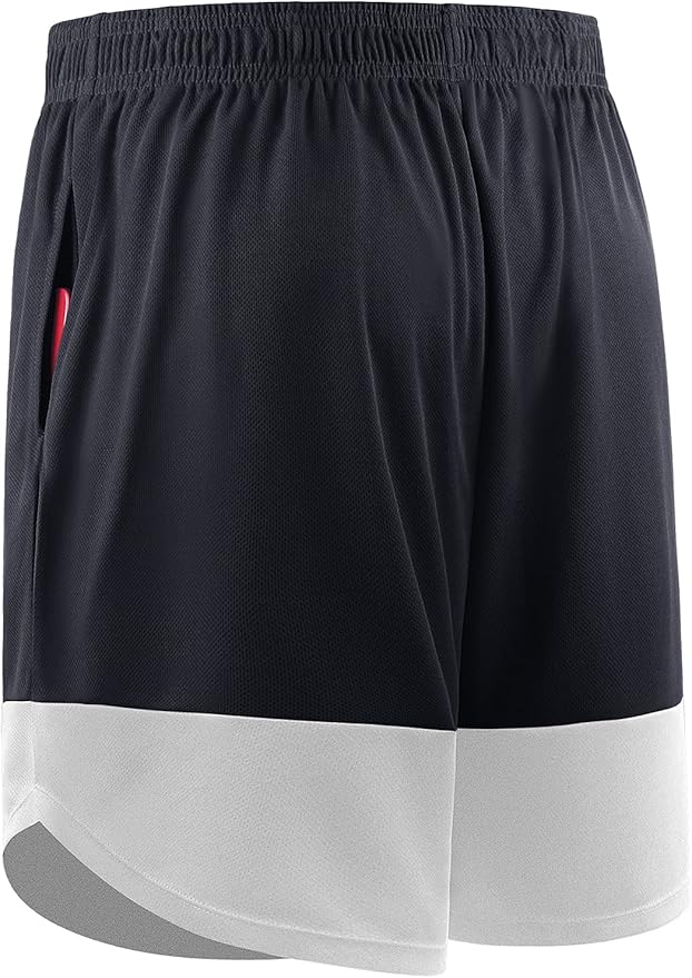 NELEUS Men's 2 in 1 Running Shorts with Liner,Dry Fit Workout Shorts with Pockets
