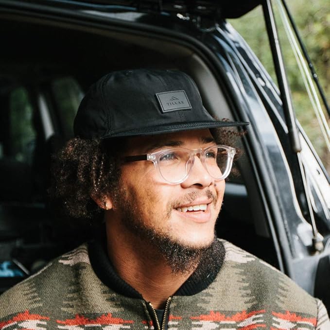 Tillak COHO Six Panel Hat, Kodra Nylon 6 Panel Cap with Snap Closure