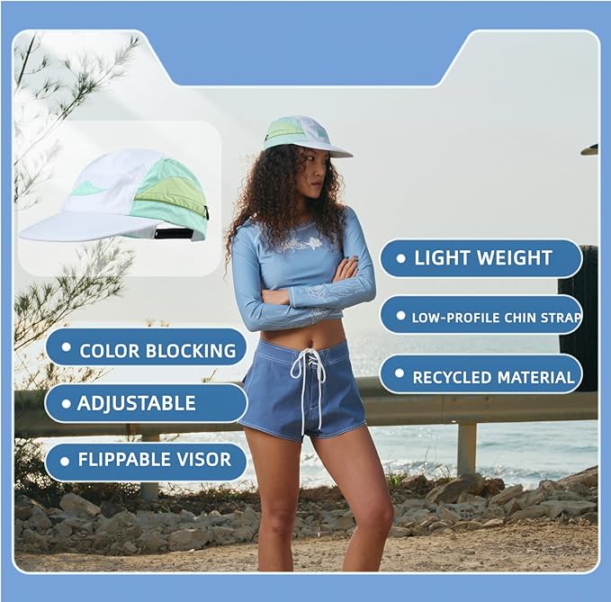 Vintage American-Style Sports Sunscreen Baseball Cap,Outdoor Camping Sunshade Waterproof and Non-Slip Surfing Hat Water Sport