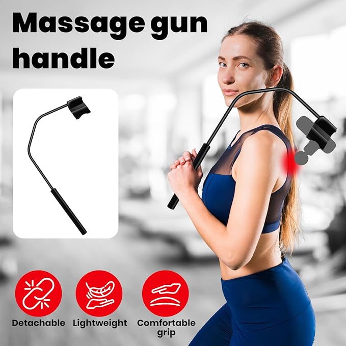 Massage Gun Holder for Back, Compatible with Most Super Mini Massage Guns, for Hard to Reach Areas(Works with Cute X1)
