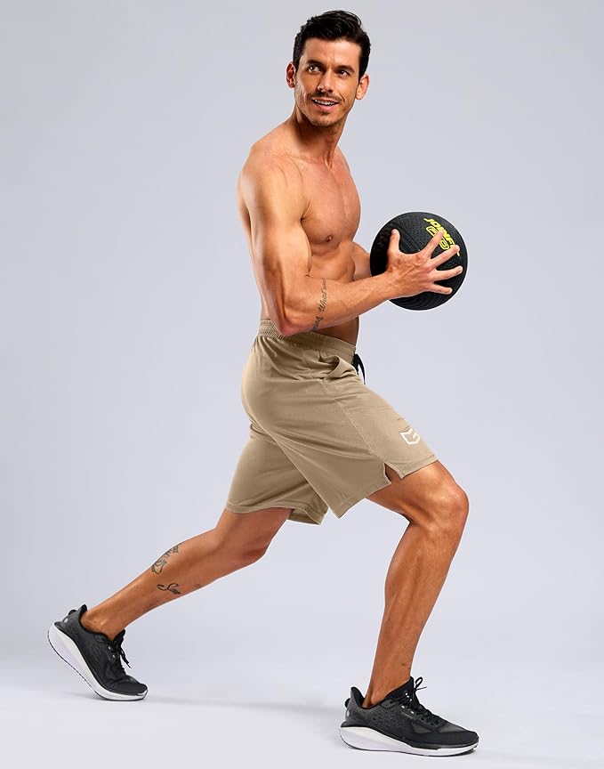 G Gradual Men's Athletic Workout Shorts with Pockets 5"/7"/9" Lightweight Quick Dry Gym Basketball Running Shorts for Men