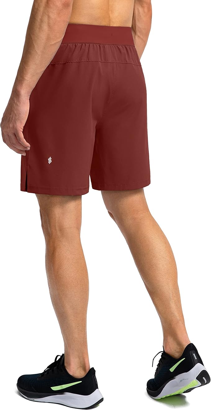 Men's Running Shorts with Zipper Pockets 9 Inch/ 7 Inch / 5 Inch Lightweight Quick Dry Gym Workout Athletic Shorts for Men