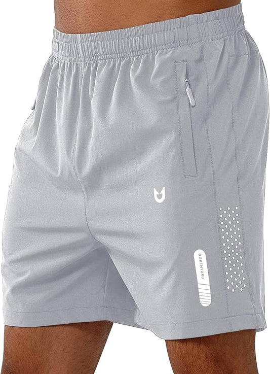 NORTHYARD Men's Athletic Running Shorts Quick Dry Workout Shorts 7"/ 5"/ 9" Lightweight Sports Gym Basketball Tennis Hiking