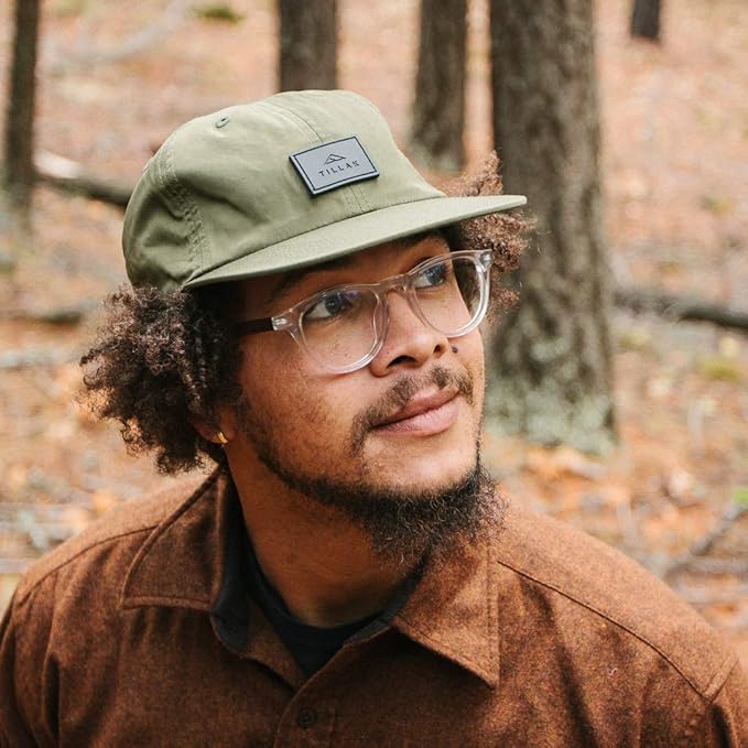 Tillak COHO Six Panel Hat, Kodra Nylon 6 Panel Cap with Snap Closure