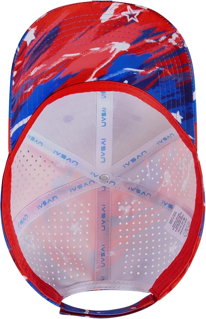 UPF 50+ Performance Water Resistant Baseball Cap Lightweight Breathable Hat Golf Running Boat Hiking for Men Women