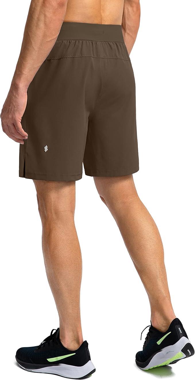 Men's Running Shorts with Zipper Pockets 9 Inch/ 7 Inch / 5 Inch Lightweight Quick Dry Gym Workout Athletic Shorts for Men