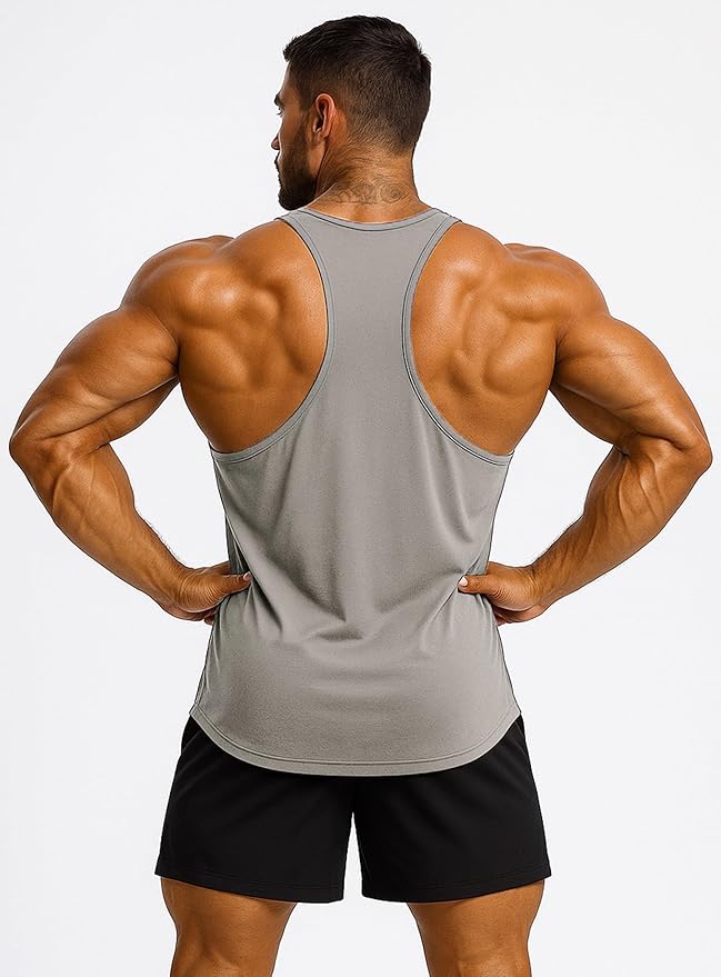 Men's Bodybuilding Stringer Tank Top Sleeveless Gym Shirts