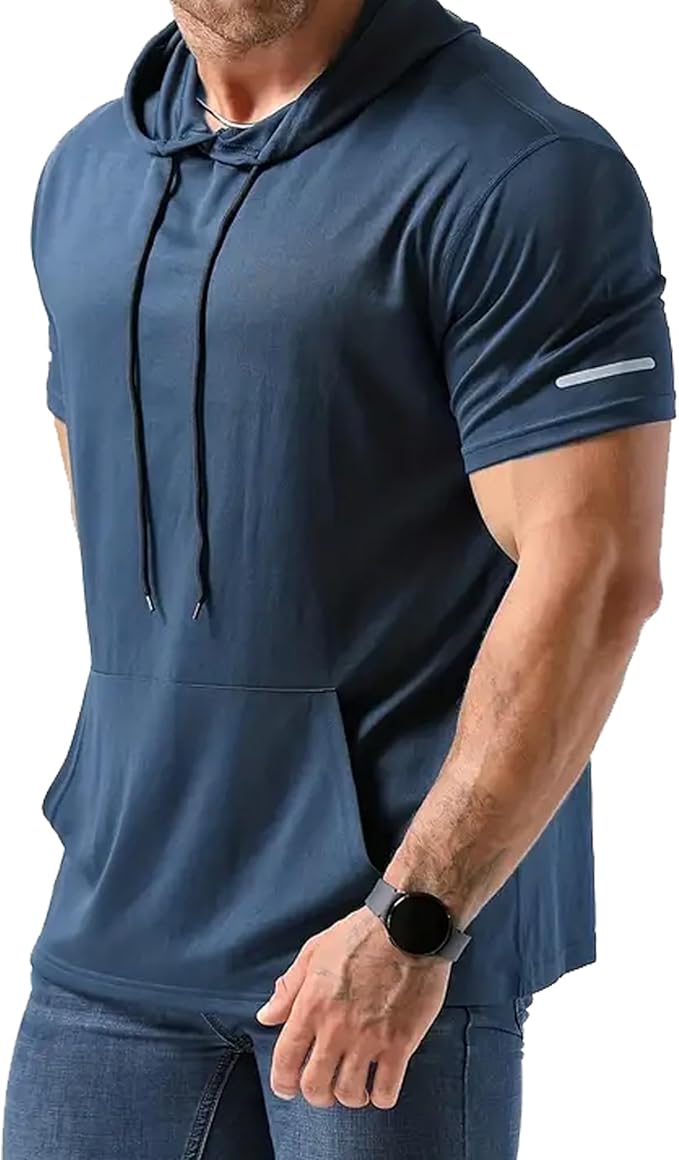frueo Men's 1/3 Pack Workout Shirts Quick Dry Moisture Wicking Short Sleeve Mesh Athletic T-Shirts