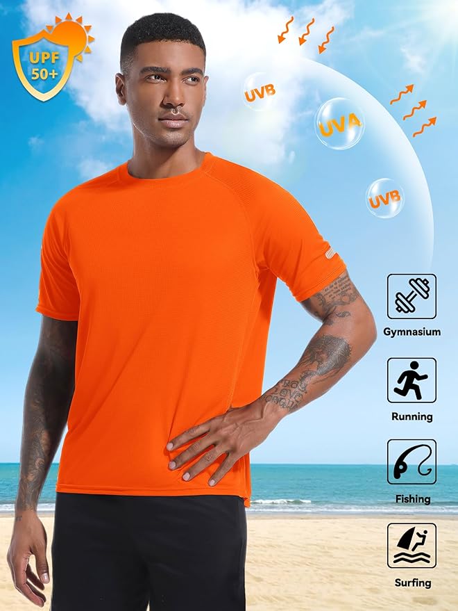 Holure Men's Mesh Quick-Dry Short Sleeve Workout T-Shirt
