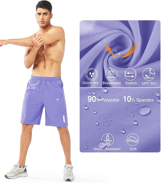 NORTHYARD Men's Athletic Running Shorts Quick Dry Workout Shorts 7"/ 5"/ 9" Lightweight Sports Gym Basketball Tennis Hiking